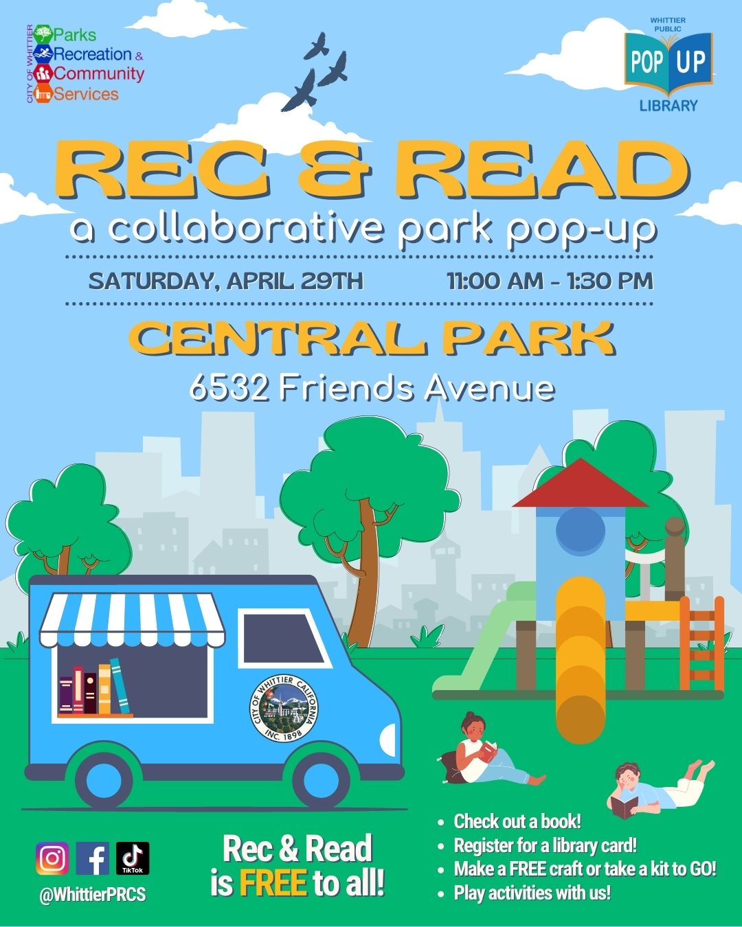 Rec & Read Central Park April 29, 2023