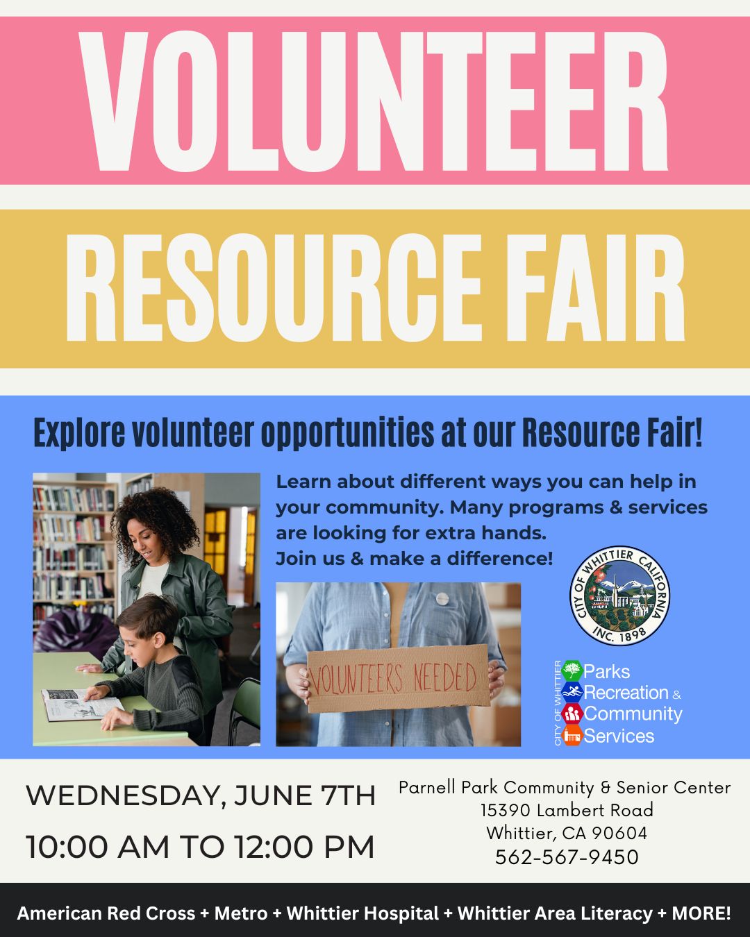 Volunteer Opportunity Resource Fair 2023