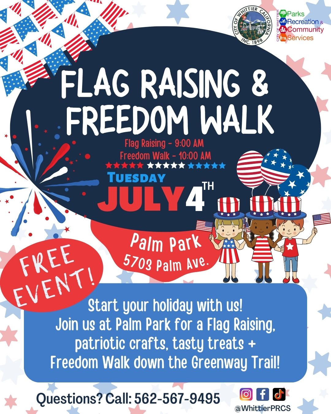 4th of July Flag Raising and Freedom Walk 2023