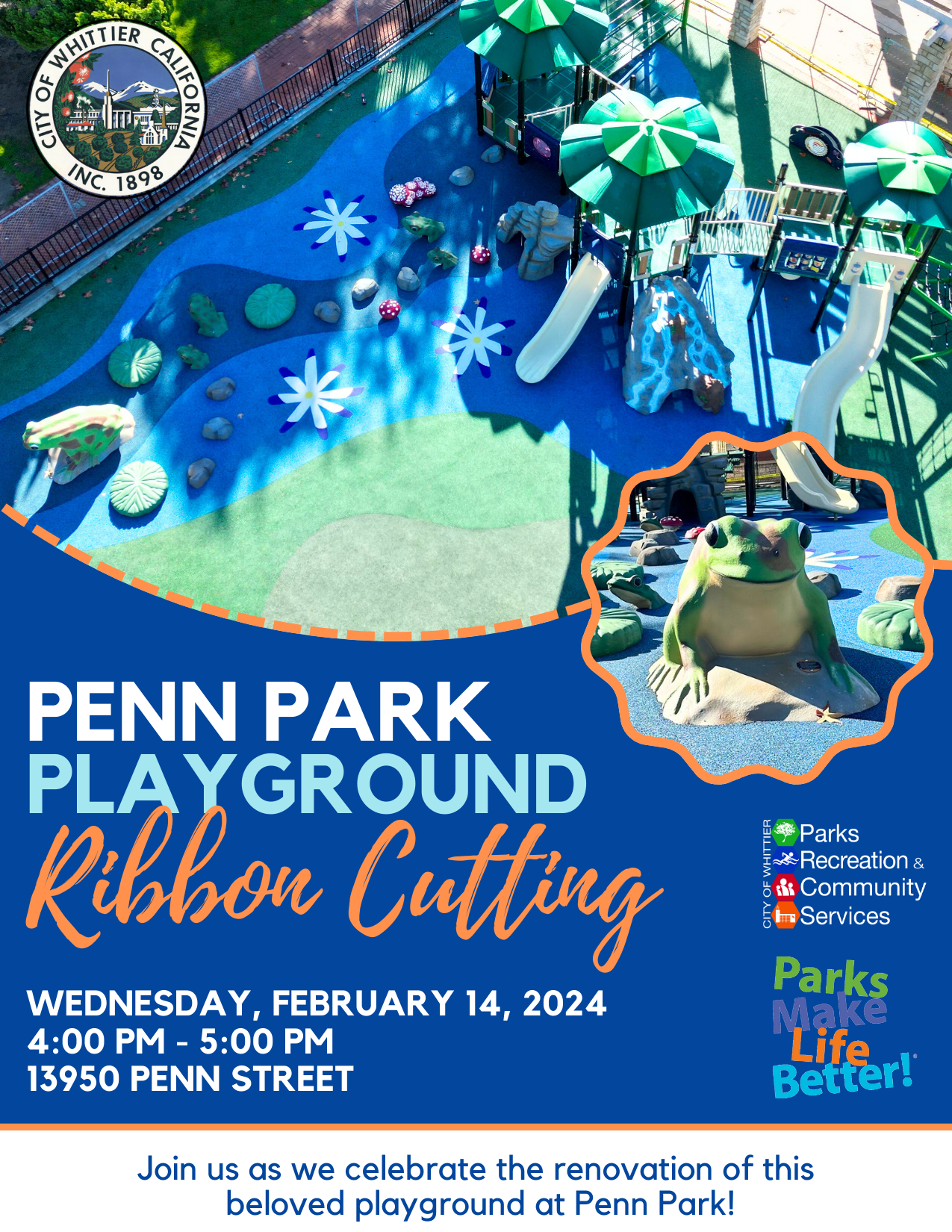 Penn Park Ribbon Cutting Invite 2024