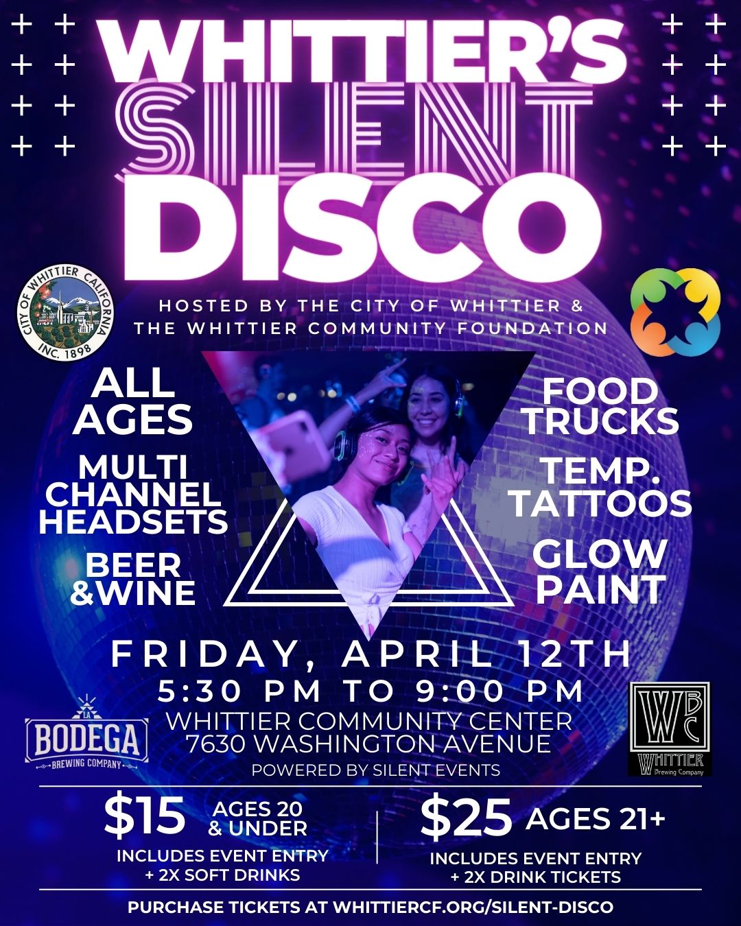 Whittier's Silent Disco 2024