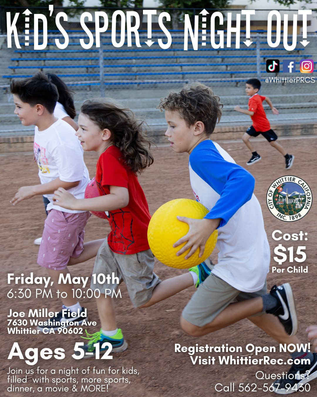 Kid's Sports Night Out May 2024