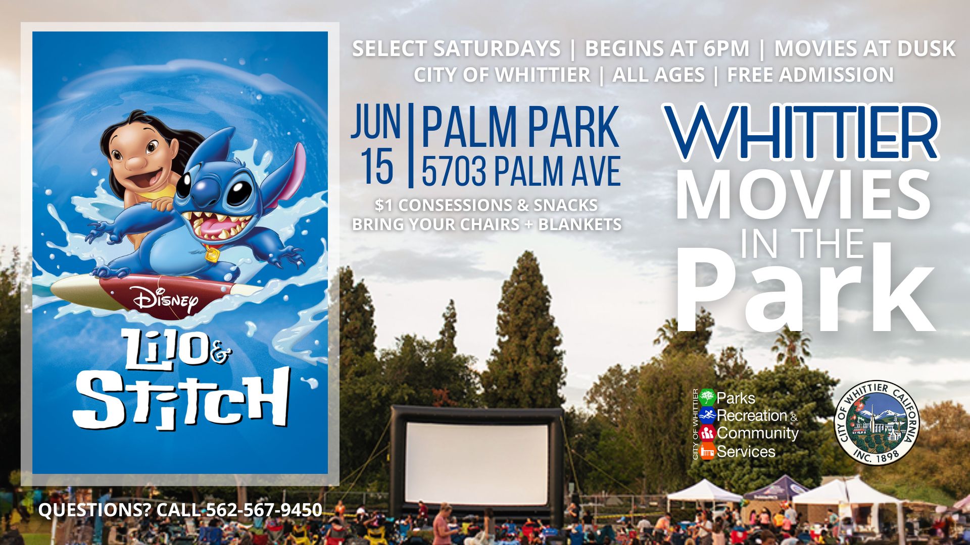 Movies in the Park 2024 - Lilo and Stich