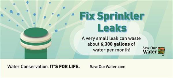 Fix Sprinkler Leaks - SaveOurWater.com