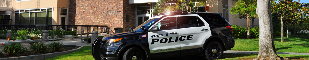 Patrol unit in front of Police Headquarters